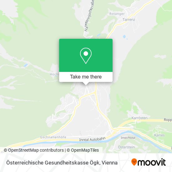 Österreichische Gesundheitskasse Ögk map
