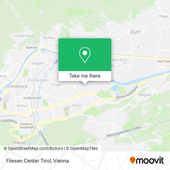 Fliesen Center Tirol map