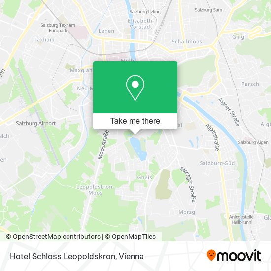 Hotel Schloss Leopoldskron map
