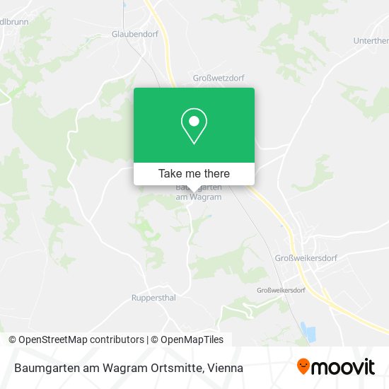 Baumgarten am Wagram Ortsmitte map