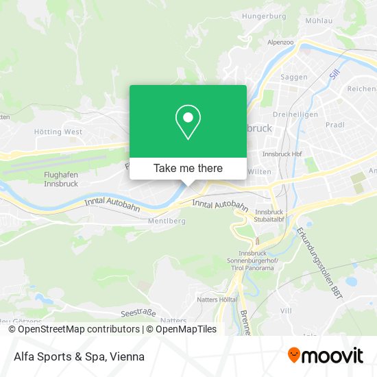 Alfa Sports & Spa map