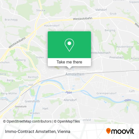 Immo-Contract Amstetten map