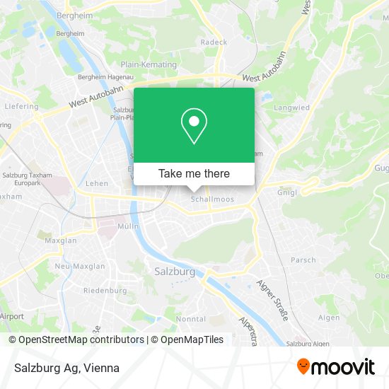 Salzburg Ag map