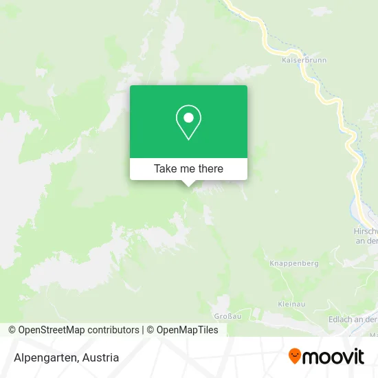 Alpengarten map