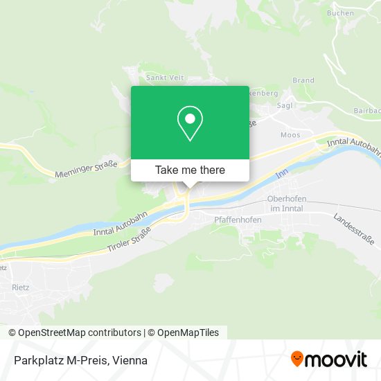 Parkplatz M-Preis map