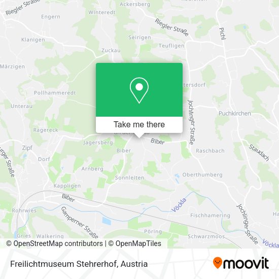 Freilichtmuseum Stehrerhof map