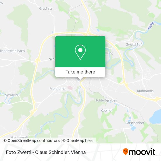 Foto Zwettl - Claus Schindler map