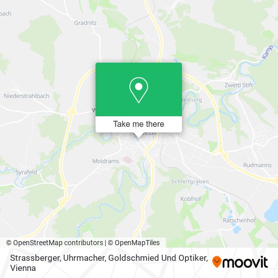 Strassberger, Uhrmacher, Goldschmied Und Optiker map