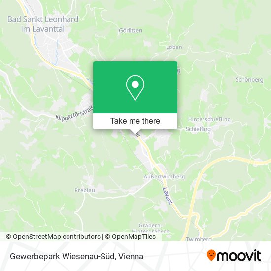 Gewerbepark Wiesenau-Süd map