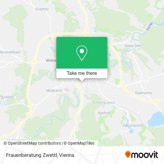 Frauenberatung Zwettl map