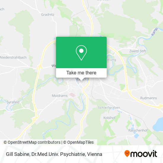 Gill Sabine, Dr.Med.Univ. Psychiatrie map