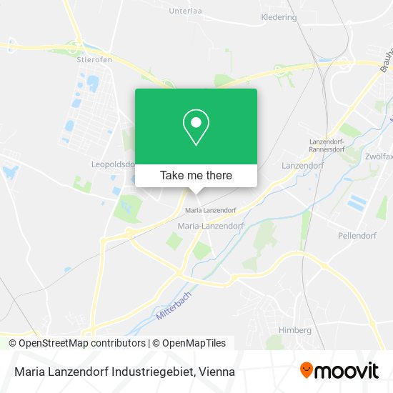 Maria Lanzendorf Industriegebiet map