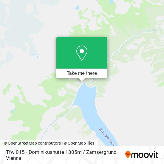 Tfw 015 - Dominikushütte 1805m / Zamsergrund map