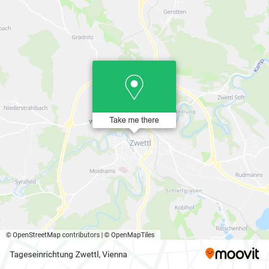 Tageseinrichtung Zwettl map