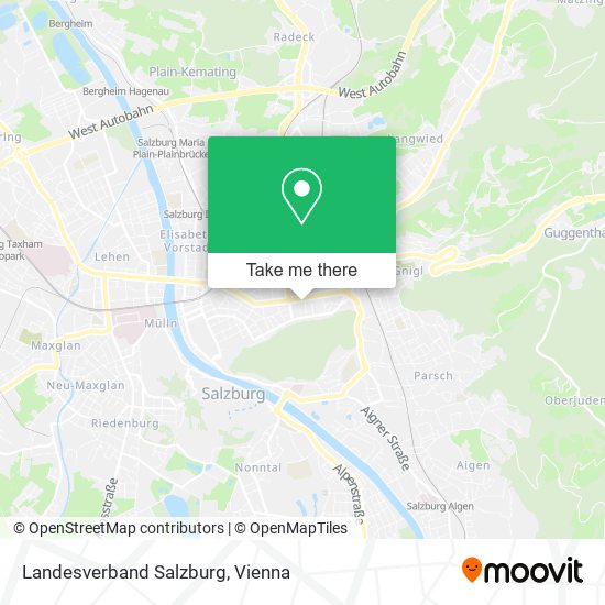 Landesverband Salzburg map