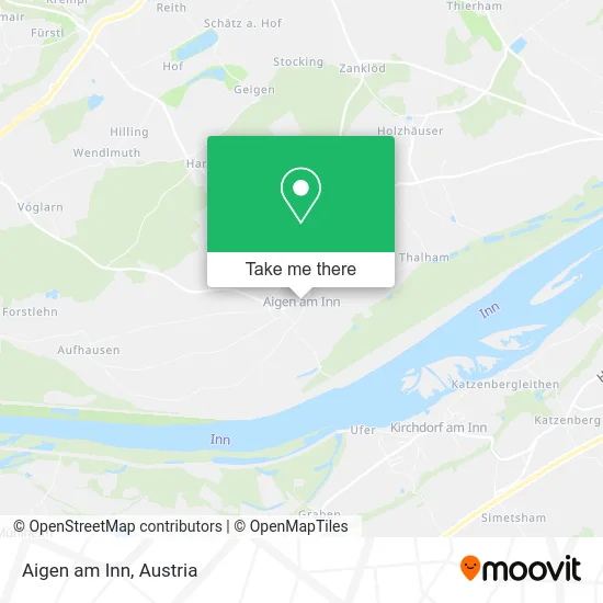 Aigen am Inn map
