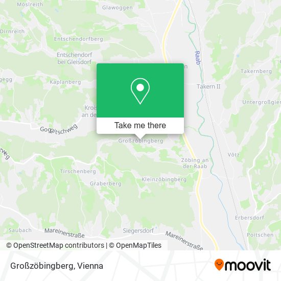 Großzöbingberg map