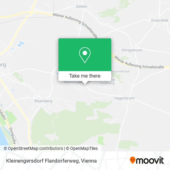 Kleinengersdorf Flandorferweg map