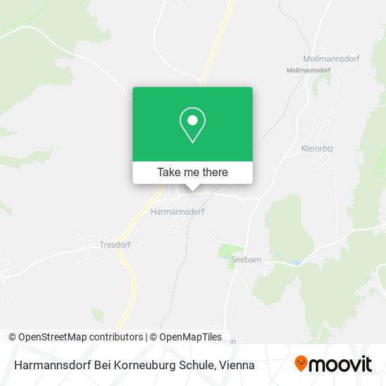 Harmannsdorf Bei Korneuburg Schule map