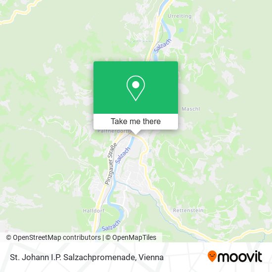 St. Johann I.P. Salzachpromenade map