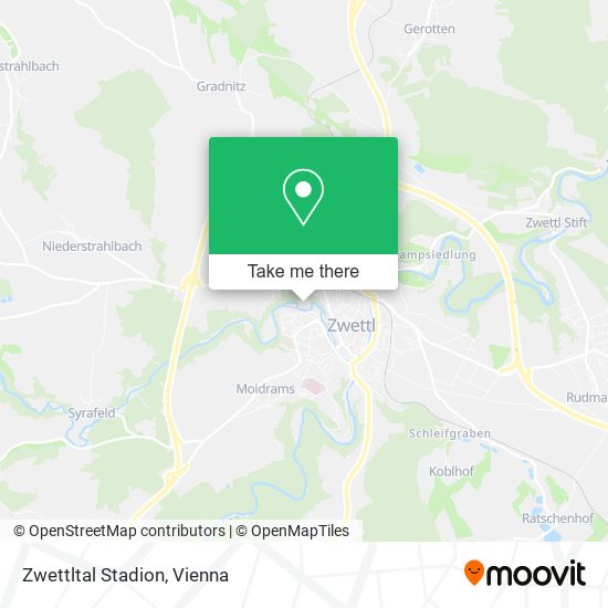 Zwettltal Stadion map