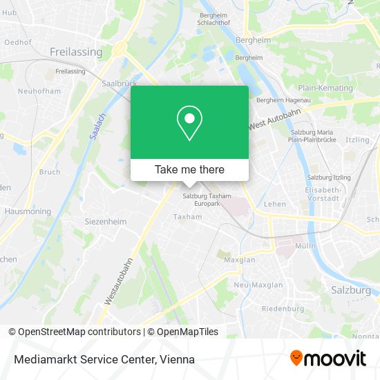 Mediamarkt Service Center map