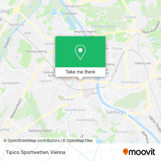 Tipico Sportwetten map