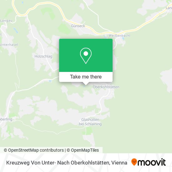 Kreuzweg Von Unter- Nach Oberkohlstätten map