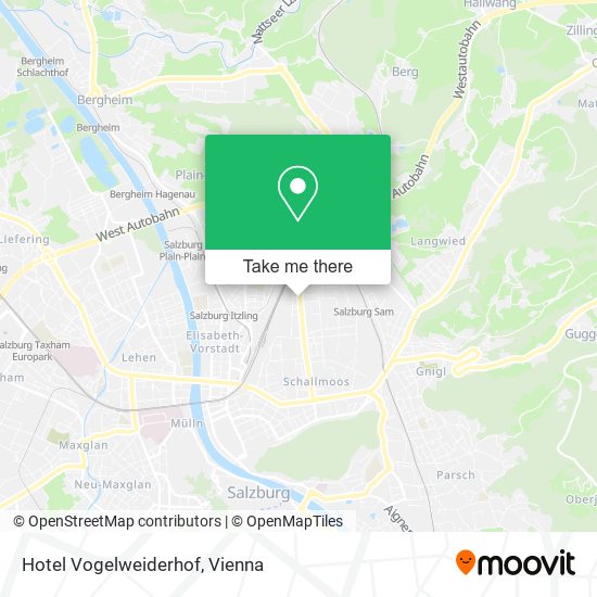 Hotel Vogelweiderhof map