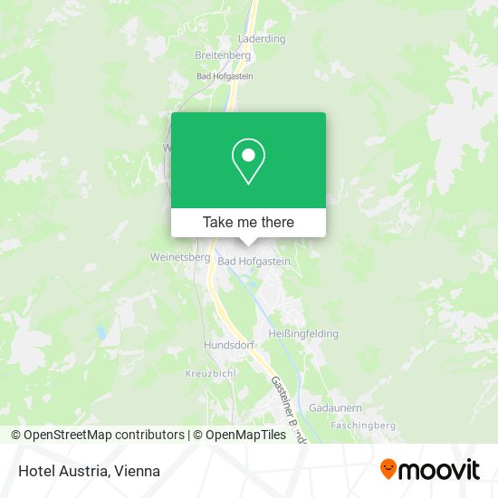 Hotel Austria map