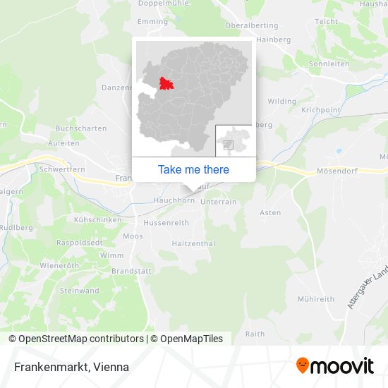 Frankenmarkt map
