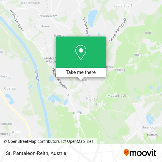 St. Pantaleon-Reith map