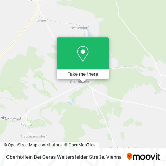 Oberhöflein Bei Geras Weitersfelder Straße map