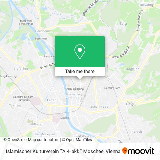 Islamischer Kulturverein ""Al-Hakk"" Moschee map