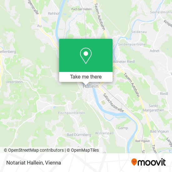 Notariat Hallein map