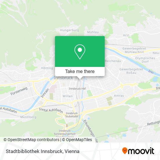 Stadtbibliothek Innsbruck map