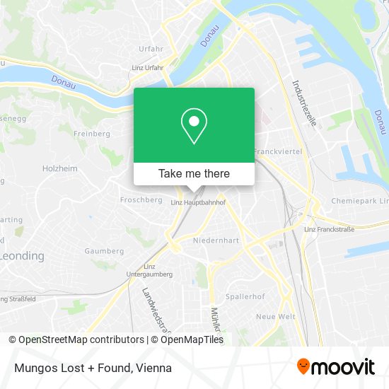 Mungos Lost + Found map