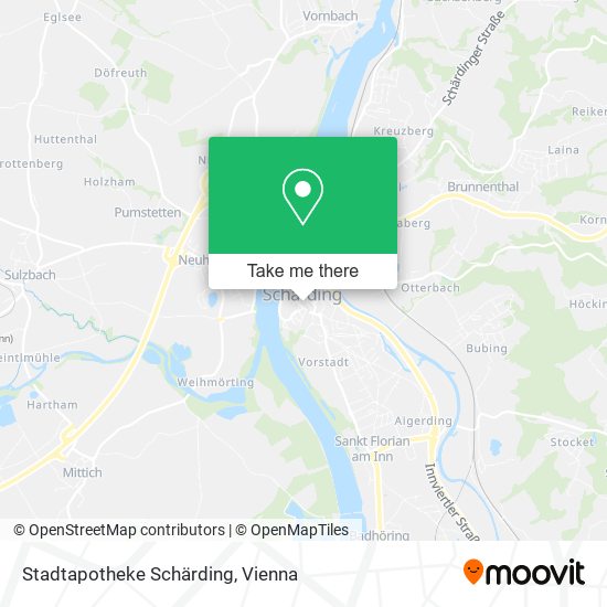 Stadtapotheke Schärding map