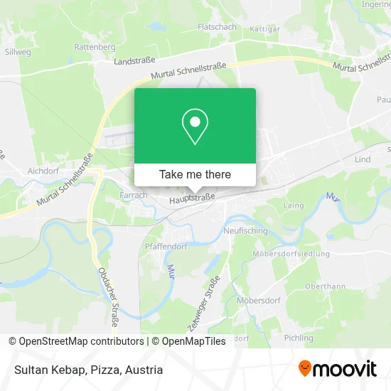 Sultan Kebap, Pizza map