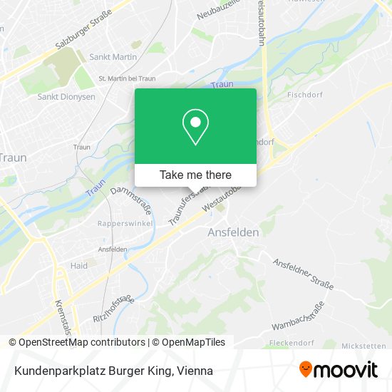 Kundenparkplatz Burger King map