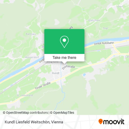 Kundl Liesfeld Weitschön map