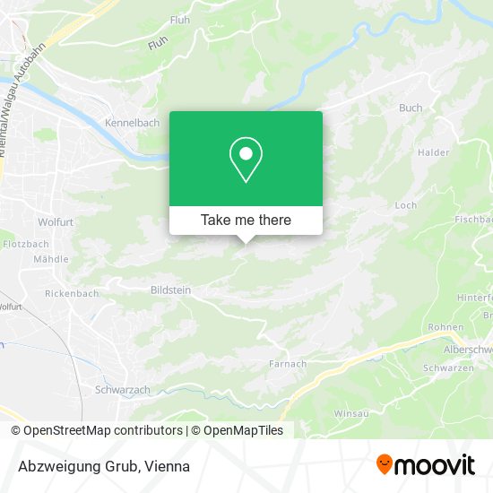 Abzweigung Grub map