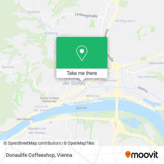 Donaulife Coffeeshop map