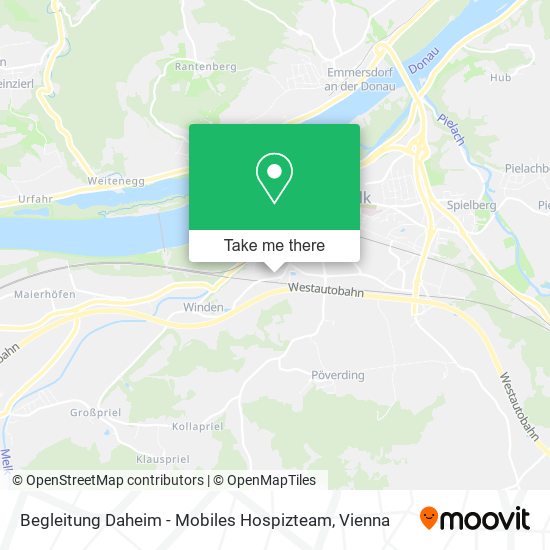 Begleitung Daheim - Mobiles Hospizteam map