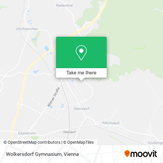 Wolkersdorf Gymnasium map