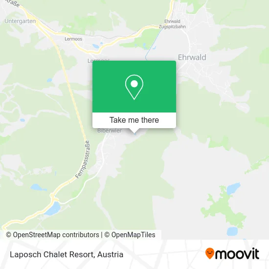 Laposch Chalet Resort map
