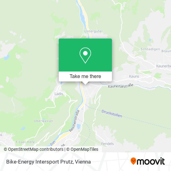 Bike-Energy Intersport Prutz map