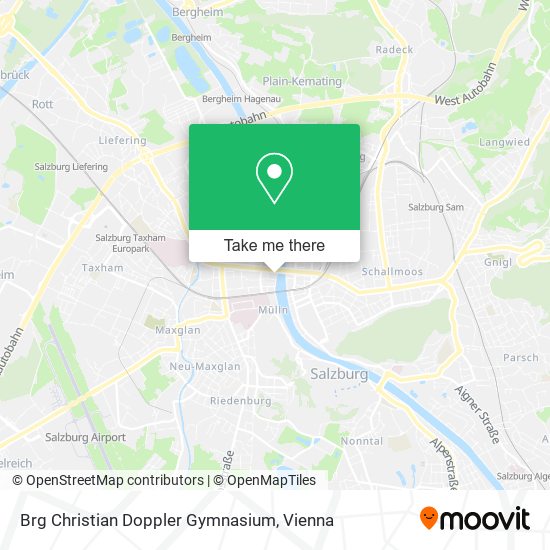 Brg Christian Doppler Gymnasium map