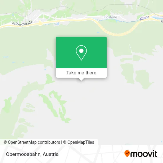 Obermoosbahn map