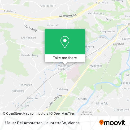Mauer Bei Amstetten Hauptstraße map